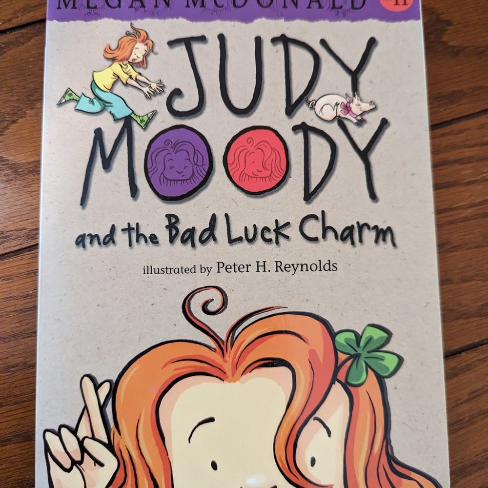 Judy Moody and the Bad Luck Charm Paperback Book No. 11 Megan McDonald MINT